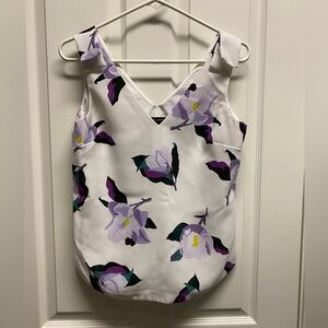 Banana Republic petite XS floral tank top blouse